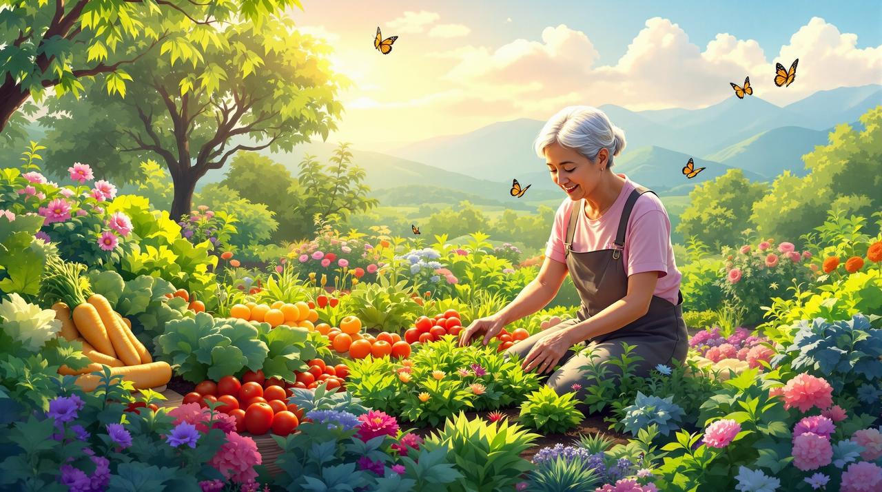漫剧短剧奶奶的菜园 漫剧短剧治愈动画作品《奶奶的菜园》 - 乡村生活