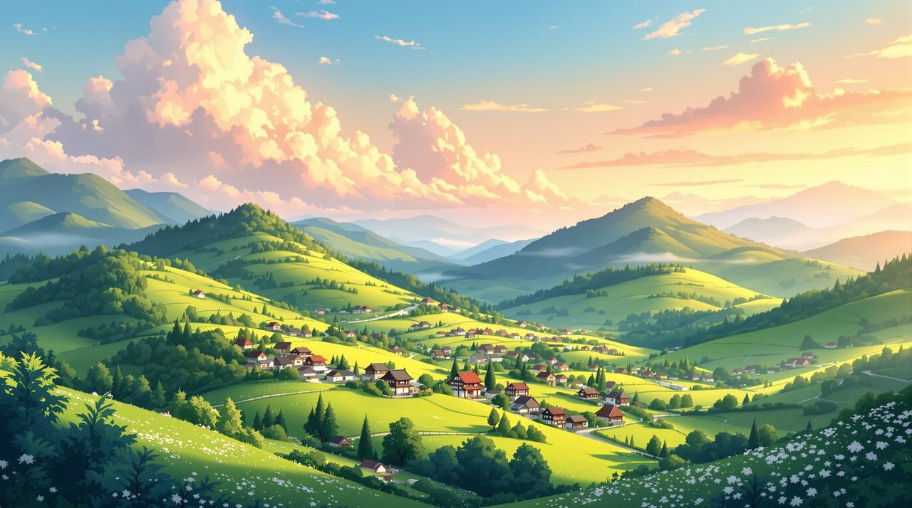 漫剧短剧晨露微光 漫剧短剧治愈动画作品《晨露微光》 - 乡村生活